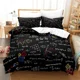 thumbnail image 2 of Blackboard Formula Adult Boys Single Double Full Queen King Size Duvetcover Bedroom Math Genius New Quilt Cover Pillowcase, 2 of 5