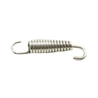 Ioensy - Accesorio De Resorte De Tubo De Escape De Motocicleta 304 Acero Inoxidable 58Mm Argent Cónico