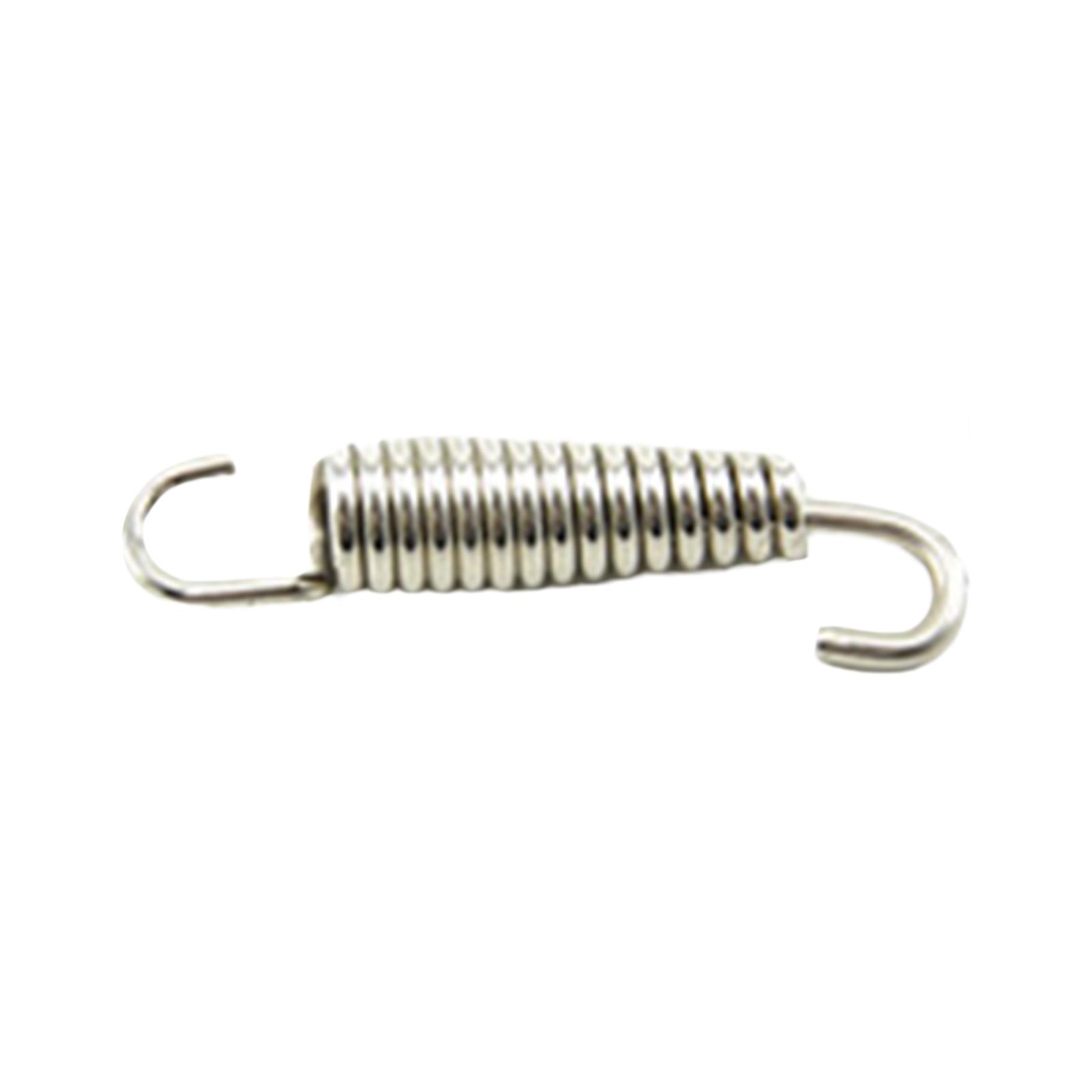 Ioensy - Accesorio De Resorte De Tubo De Escape De Motocicleta 304 Acero Inoxidable 58Mm Argent Cónico