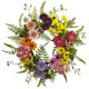 thumbnail image 1 of Corona artificial de flores mixtas Nearly Natural de 22 cm, 1 of 5