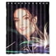 thumbnail image 1 of Cortina de ducha con diseño de Michael Jackson y marihuana, con ganchos, tamaño 60 x 72 pulgadas, 1 of 3