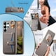 thumbnail image 5 of Funda FOXDOCK para Samsung Galaxy S26 Ultra Soporte múltiple, diseño con anillo, función billetera y protección avanzada-gris plateado, 5 of 6