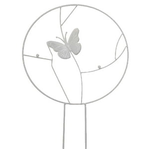 Miabu - Soporte Plantas Trepadoras Mariposa Blanca