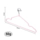 thumbnail image 5 of Percha para ropa de adulto, percha de ropa revestida de plástico, percha de ropa de metal antideslizante sin costuras, percha de ropa, 1 pieza, 5 of 5