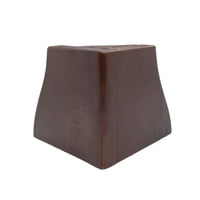 Genérico - Set 2 Patas Cama Sillón Tipo Europeo 11 Cm Caoba