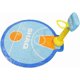 thumbnail image 5 of Colchoneta rociadora de baloncesto SHAQ con aro integrado de PVC, 5 of 8