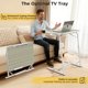 thumbnail image 3 of FoldWise Mesa plegable para TV con bandeja grande y reposapiés ajustable, 3 of 8