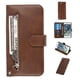 thumbnail image 1 of Funda con Cremallera para iPhone SE 2020/8/7, Carcasa Cartera de Cuero PU con Soporte y Tarjetero, 1 of 6