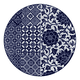thumbnail image 3 of Juego loza porcelana 24 piezas vajilla completa Azul, 3 of 3