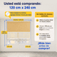 thumbnail image 3 of Cortina Roller Blackout 2 Paño 120x240 Doble Con Visillo Sin Cenefa, 3 of 8