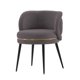 thumbnail image 1 of Silla de comedor Manhattan Comfort Kaya moderna de terciopelo gris, 1 of 7