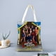 thumbnail image 2 of Jersey Shore Bolso de tela con estampado de lienzo para mujer, bolsa de compras reutilizable y estética, con cremallera interior, regalo para mujer,40*40cm., 2 of 6