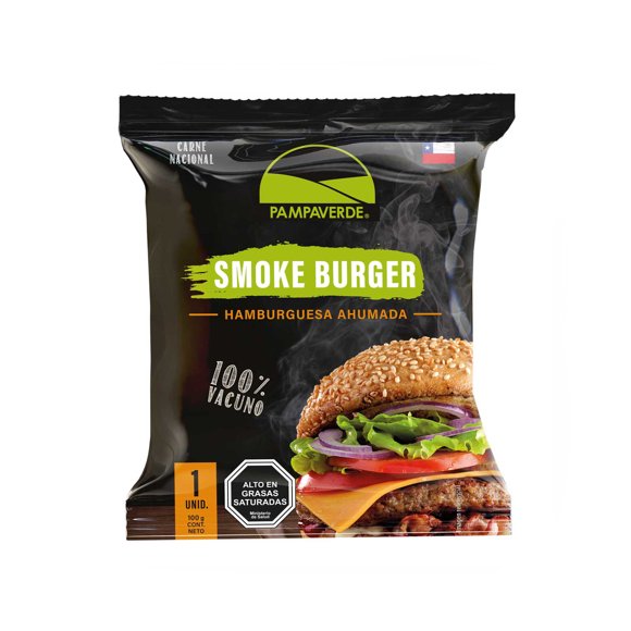 Hamburguesa de Vacuno Ahumada Smoke, 100 g