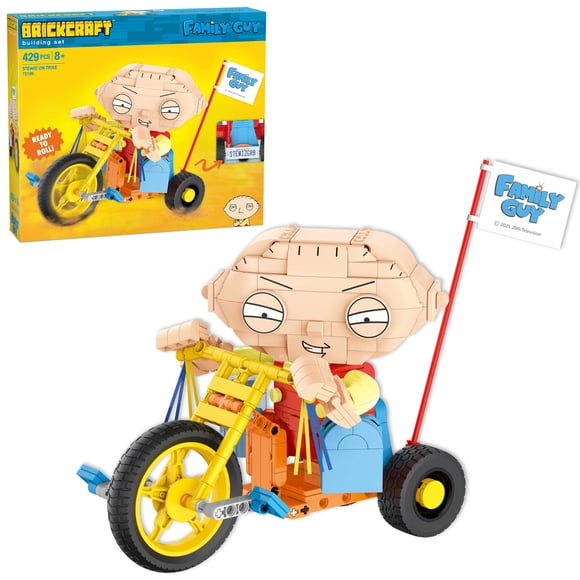 Brickcraft Family Guy Stewie en Triciclo Set de Construcción