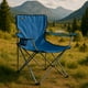 thumbnail image 2 of Silla Plegable Camping Kenai Apoyabrazos Azul Nat Geo, 2 of 7