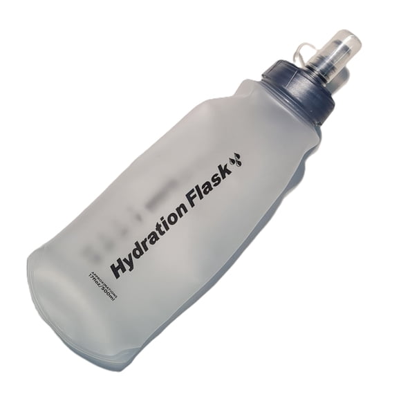 Soft Flask Botella Flexible De Hidratación 500 Cc Transparente Opaco