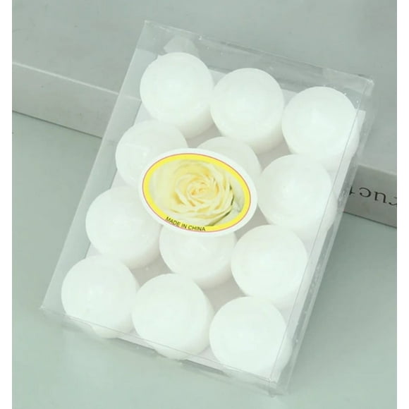 Set 12 Velas Blancas