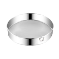 Xusx111 - Malla Fina De Tamiz De Harina, 10 ""/25Cm De Acero Inoxidable 60 Malla Redonda Tamizador De Harina Para Hornear Pan De Pastel