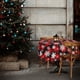thumbnail image 3 of Mantel redondo impermeable de cuadros navideños SuQKXCo de 152 cm, 3 of 7