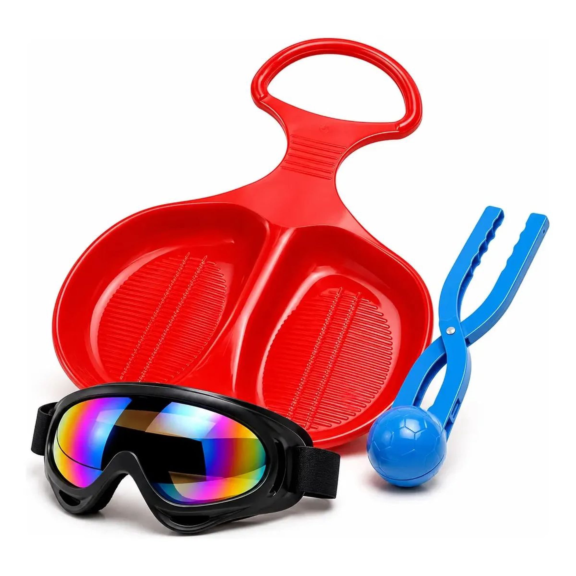 Ecodeco - Kit Trineo Infantil Nieve Lentes Molde Bola Snow Fun