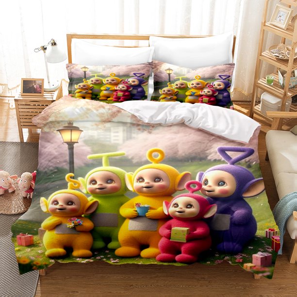 Garden Baby Bedroom 3-Piece Set Duvet Cover Set Bedding 3D Children'S Bedding Comforter Sets Queen Twin Home Anime