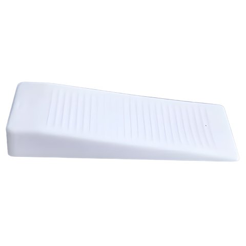 Genérico - Tope Tipo Cuña Para Puerta Blanco Mate