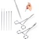 thumbnail image 1 of GEMQUEEN Set de pinzas, expansores y sujetador de bolas para piercing, 1 of 3