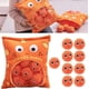 thumbnail image 2 of Una bolsa de bolitas de queso de peluche, almohada de peluche con bolitas de queso, juguetes de peluche con bolitas de queso, almohadillas de juego para muñecas de niñas con papel sonoro (9 bolas)., 2 of 6