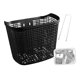 thumbnail image 4 of Cesta Para Bicicleta Con Puntal, Cesta Colgante Para Bicicleta, Puntal Corto Negro Para Acampar, 4 of 5