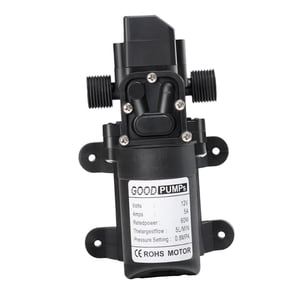 Magideal - Bomba De Pulverización Autocebante, Bomba De Diafragma De 12V 60W 4,5L/Min, Bomba De Presión De Agua Para Barcos Totalmente Sellada Para Fines Agrícol
