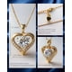 thumbnail image 4 of Collar De Oro 14k Con Moissanita En Forma De Corazón De 2 Quilates, 4 of 8