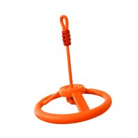 Ioensy - Rueda De Obstáculos Oscilante Para Niños Jugando Al Aire Libre Para Patio Trasero Interior Al Aire Libre Naranja