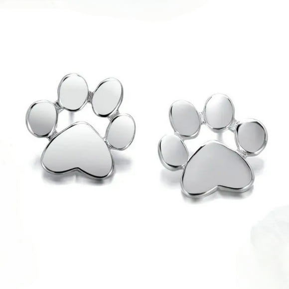 Aros Huella de Perrito en Plata 925