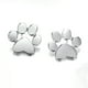 thumbnail image 1 of Aros Huella de Perrito en Plata 925, 1 of 2