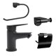 thumbnail image 1 of Pack Baño Negro Mate | Grifería + Accesorios, 1 of 5
