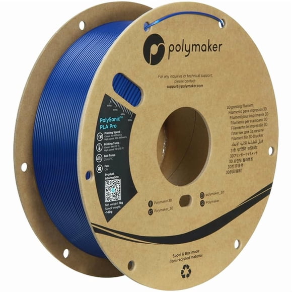 Filamento de impresión 3D POLYMAKER High Speed PLA Pro 1.75 mm