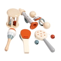 Bothyi - Juego De Sonajeros De Madera Para Bebés De 6 Meses, Juguete Sensorial De Motricidad Fina