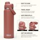thumbnail image 2 of Botella de Agua CamelBak Thrive Chug Aislada 750 mL Acero Inoxidable, 2 of 9