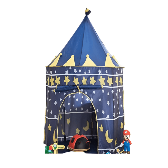 Carpa De Niño Con Forma De Torre Azul