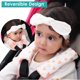 thumbnail image 3 of Cubiertas de correas de asiento de coche para bebés, hombreras, rosas, 4 paquetes, 3 of 6