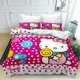 thumbnail image 1 of Printed Duvet Quilt Cover Hello Bedding Bed Set Kitty Soft Comforter Microfiber with Zipper Closure Great Match with Any Home Decor, 1 of 4