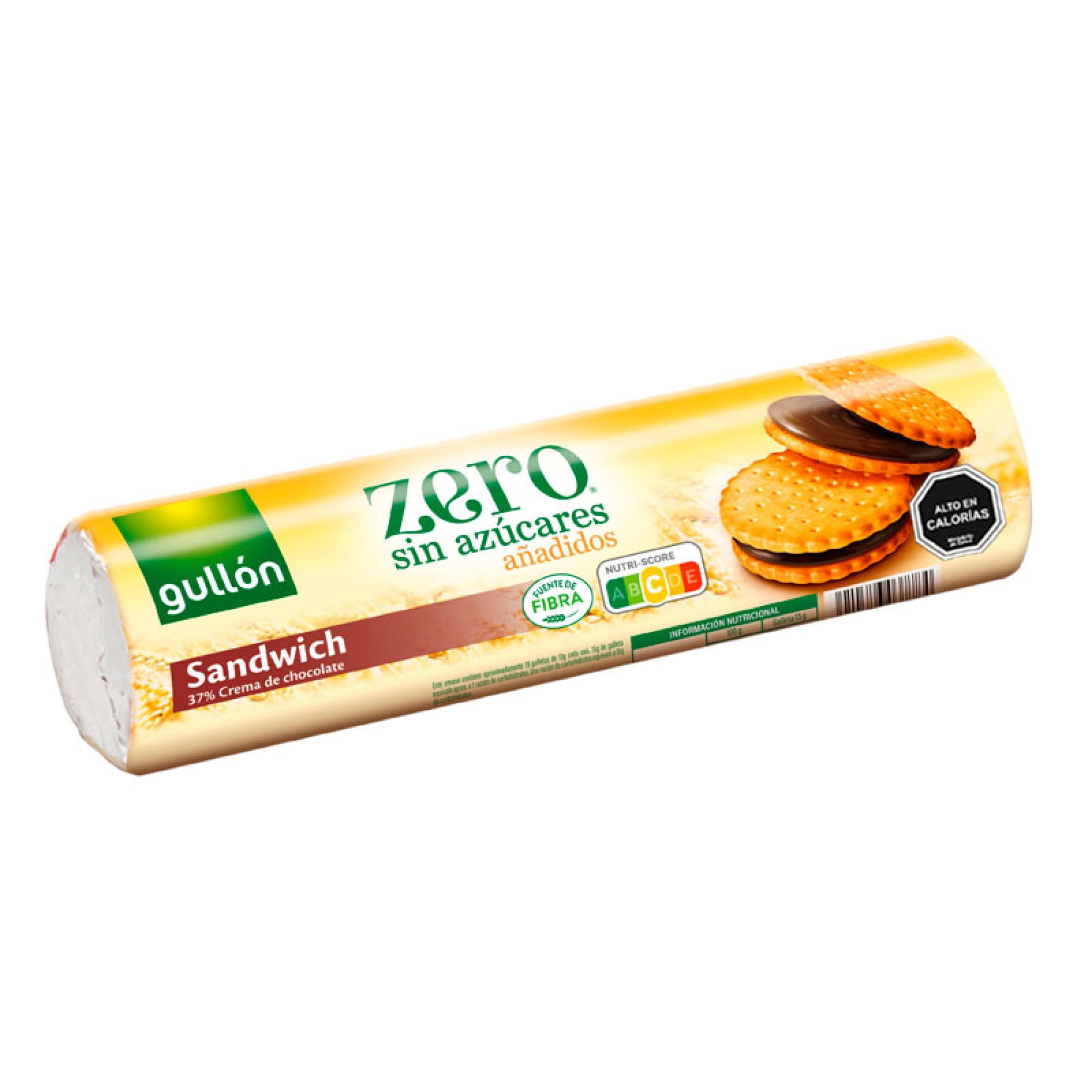 Galleta Sandwich Rellena De Crema De Chocolate Sin Azúcar 250 g Gullon