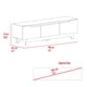 thumbnail image 4 of Rack TV 80" Woodall 2 Puertas 1 Cajon Blanco - Fresno, 4 of 8
