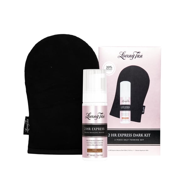 Self Tanner Loving Tan 2HR Express Dark 50 ml con aplicador