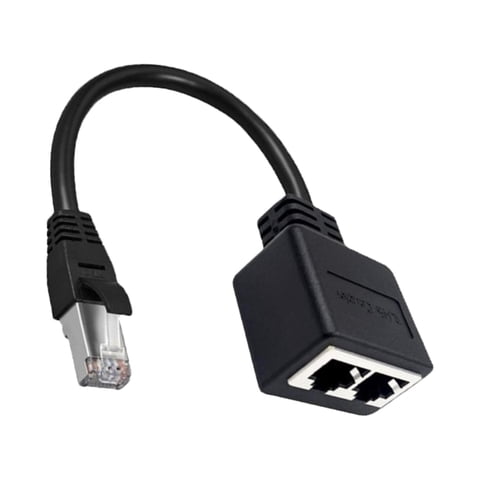 Magideal - Cable Divisor Ethernet Lan, Adaptador De Conmutador Ethernet Puertos Adaptador De Red Cables Ethernet Lan Adaptador De Internet Para