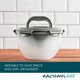 thumbnail image 4 of Rachael Ray Juego de 10 Recipientes Transparentes/Gris para Almacenamiento de Alimentos, 4 of 9