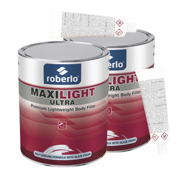 Kit de Masilla Ligera para Carrocería Roberlo Maxilight Ultra 3 L