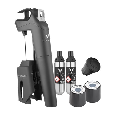 Sistema De Conservación De Vino Coravin Timeless Three Plus Black