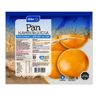 Pan Precocido Hamburguesa Atm 8 Un 720 G Lider
