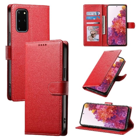 Funda Para Foxdock Samsung Galaxy S20– Cuero Premium, 3 Ranuras Para Tarjetas, Protección Contra Impactos